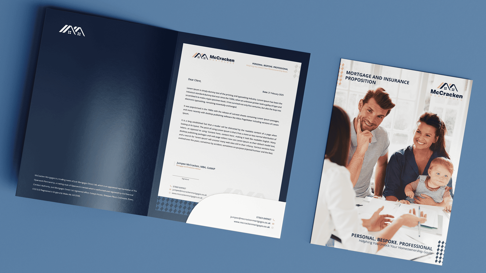 McCracken Presentation Folder Design