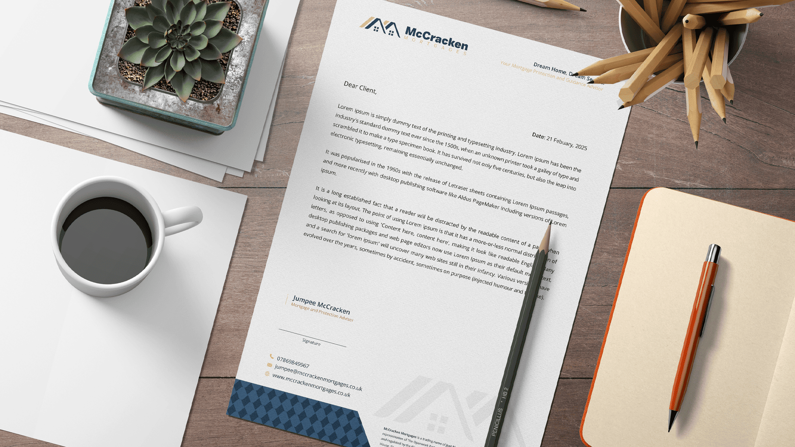 McCracken Letterhead Design